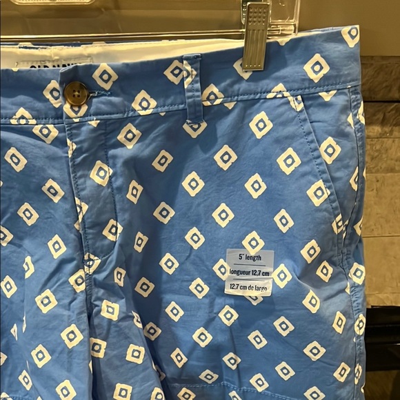 NWOT Old Navy Blue Patterned Women's Shorts size 12 - Picture 5 of 14